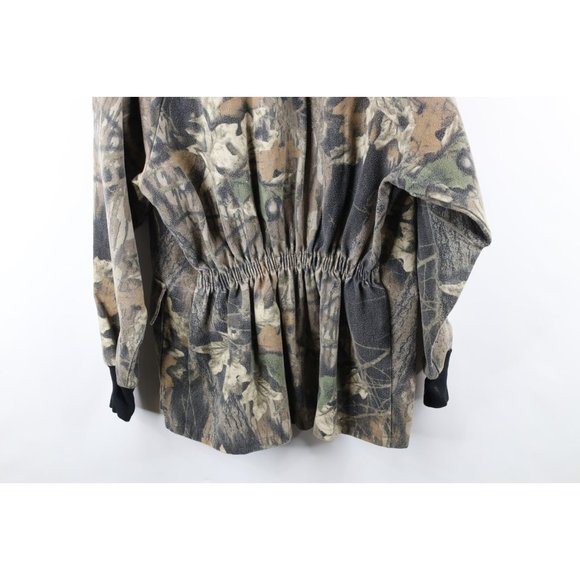 Vintage 90s Scent Lok Mens Medium Distressed Camouflage Chamois Cloth Jacket USA - Picture 9 of 9